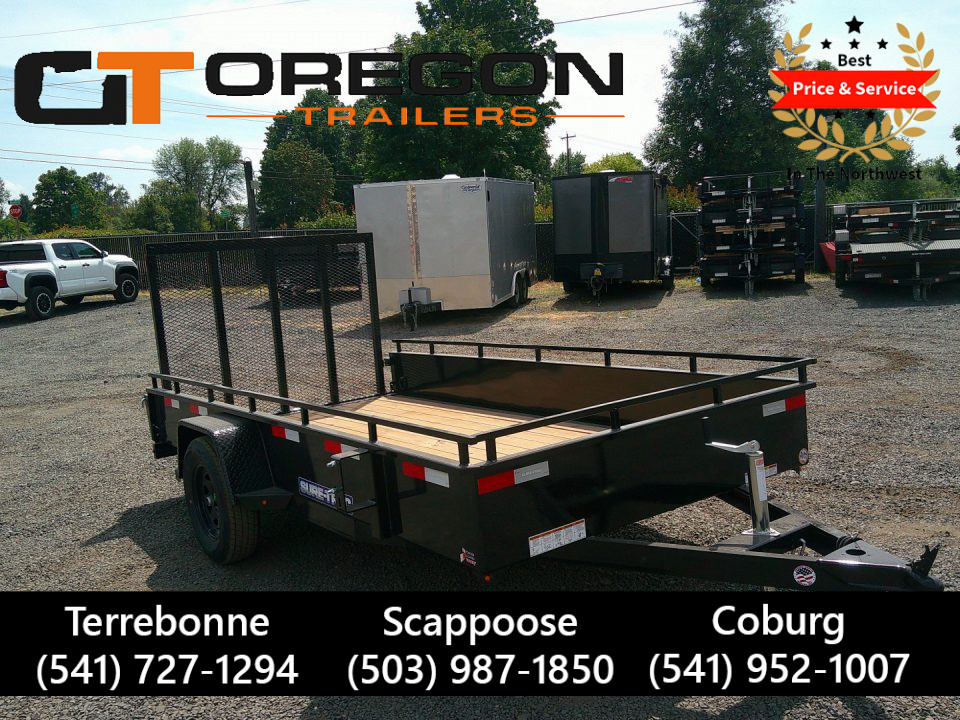 New 2026 Sure-Trac 6x12 Steel High Side 3K Utility Trailer
