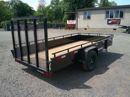 New 2026 Sure-Trac 6x12 Steel High Side 3K Utility Trailer