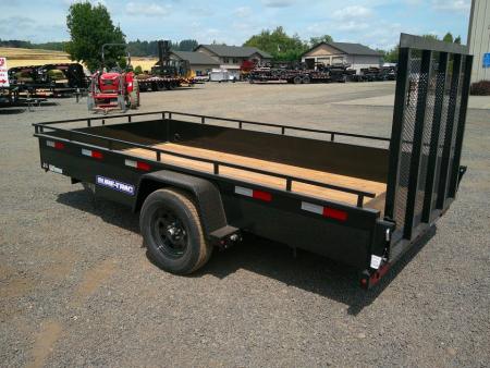New 2026 Sure-Trac 6x12 Steel High Side 3K Utility Trailer