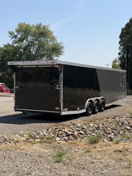 New 16335 8.5x32ft; Charcoal/Black; 6ft6 interior hight