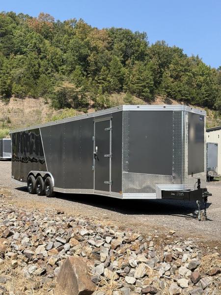 New 16335 8.5x32ft; Charcoal/Black; 6ft6 interior hight
