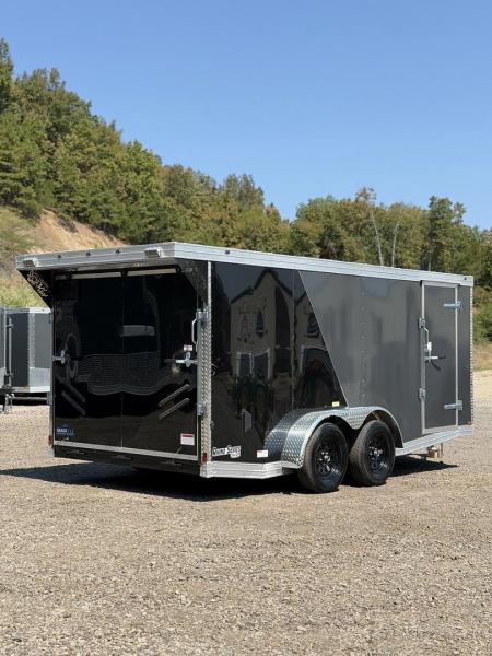 New 16398 7x16ft; Charcoal/Black; 6ft interior hight no paperwork at the moment