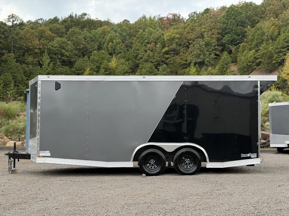 New 17323 8.5x18ft; Charcoal/Black; 6ft6 interior hight