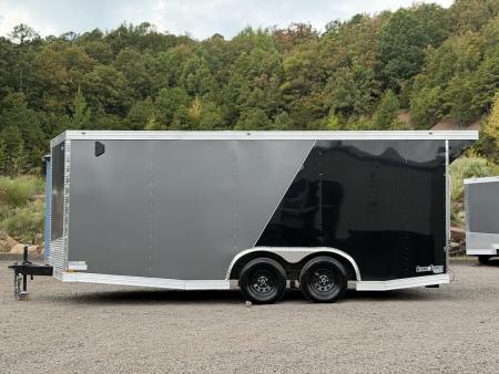 New 17323 8.5x18ft; Charcoal/Black; 6ft6 interior hight
