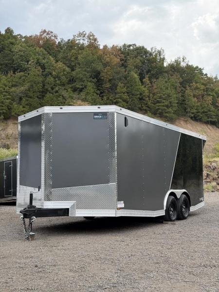 New 17323 8.5x18ft; Charcoal/Black; 6ft6 interior hight