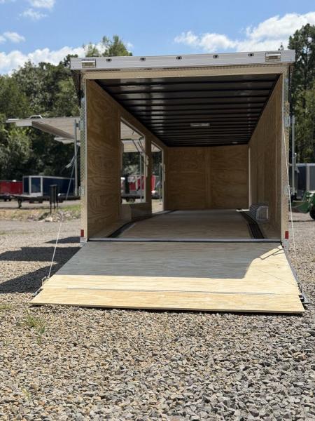 New 17337 8.5x36ft; Charcoal/Black; 6ft6 interior hight; xl escape doors; e-track