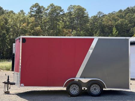 New 9841 7x16ft; Red/Charcoal; 7ft interior hight; mini split