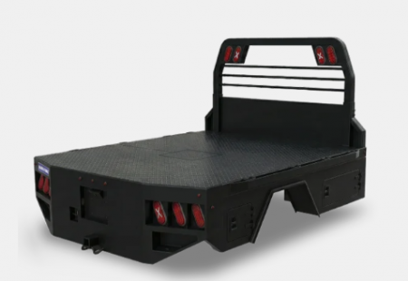 New 2027 Sure-Trac 84"x102" Sure-Trac Recessed Gooseneck Skirted Flatbed Truck Bed