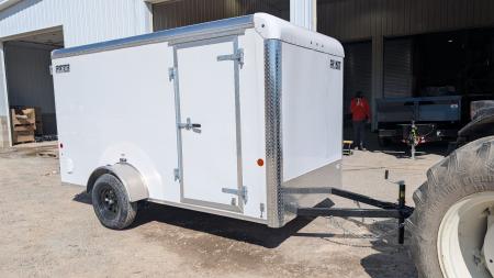 New 2027 Car Mate 6x12 Sportster Cargo Trailer w/ Barn Doors
