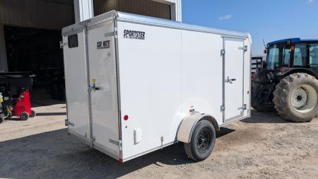New 2027 Car Mate 6x12 Sportster Cargo Trailer w/ Barn Doors