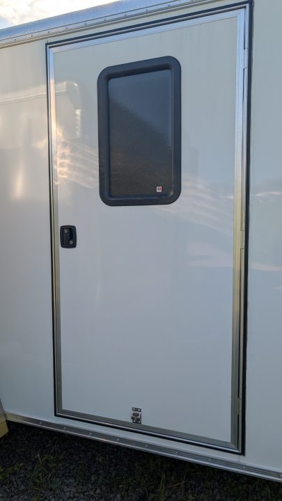 New 2027 Car Mate 6x12 Custom Cargo Trailer w/ Barn Doors & Paddle Latch Door