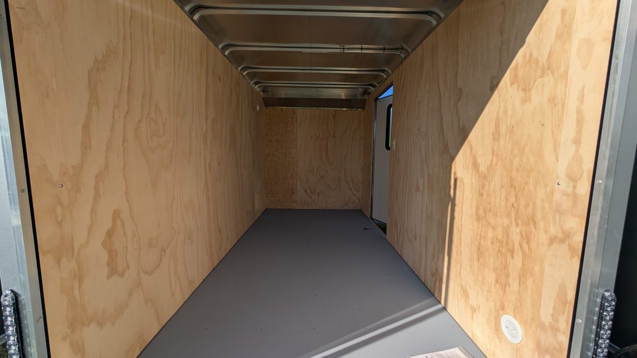 New 2027 Car Mate 6x12 Custom Cargo Trailer w/ Barn Doors & Paddle Latch Door