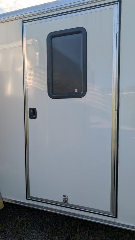 New 2027 Car Mate 6x12 Custom Cargo Trailer w/ Barn Doors & Paddle Latch Door