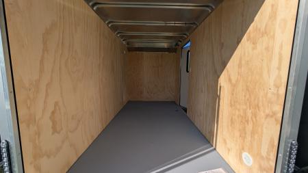 New 2027 Car Mate 6x12 Custom Cargo Trailer w/ Barn Doors & Paddle Latch Door