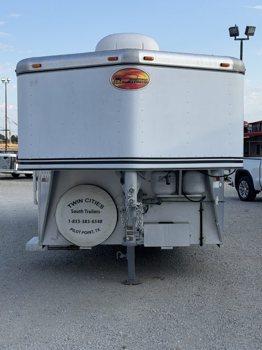 Used 2000 Sundowner 3 Horse Gooseneck Midtack 12'5" Living Quarters With Generator Horse Trailer