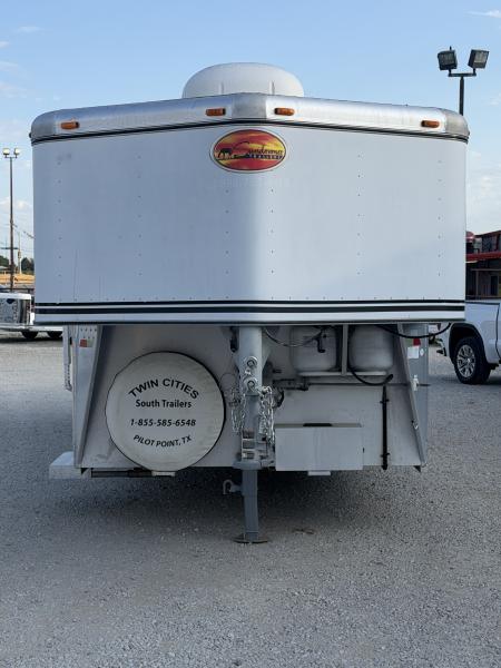 Used 2000 Sundowner 3 Horse Gooseneck Midtack 12'5" Living Quarters With Generator Horse Trailer