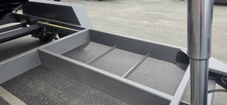 New SALE**7 x 14 DUT15 BWISE Telescopic Ultimate Dump Trailer 15.4K **Gloss Black/ HtoneGray Frame