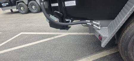 New SALE**7 x 14 DUT15 BWISE Telescopic Ultimate Dump Trailer 15.4K **Gloss Black/ HtoneGray Frame
