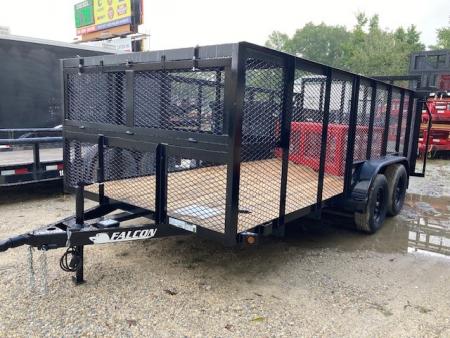 New 2026 Falcon Trailers 6.10x16 TA Landscape Trailer