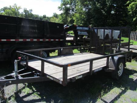 Used 2020 Sure-Trac 7 X 12 Tube Top Utility Trailer