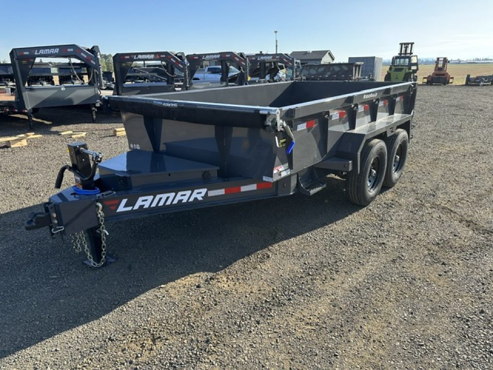 New 2027 LAMAR TRAILERS 83x12 14K DL27 Dump Trailer 24" SIDES