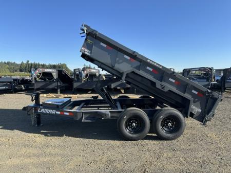 New 2027 LAMAR TRAILERS 83x12 14K DL27 Dump Trailer 24" SIDES