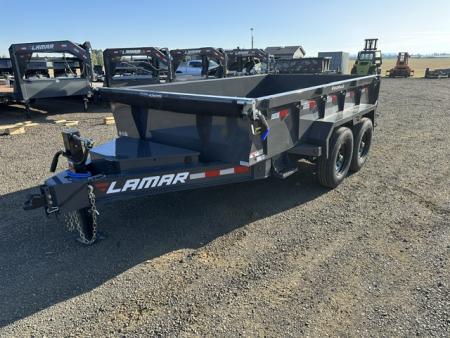 New 2027 LAMAR TRAILERS 83x12 14K DL27 Dump Trailer 24" SIDES