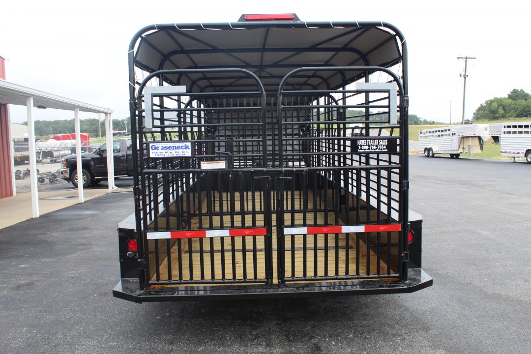 New 2026 Gooseneck Trailer MFG CANVAS TOP Stock / Stock Combo Trailer