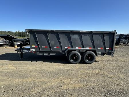 New 2027 LAMAR TRAILERS 83x16 16K DL28 Dump Trailer 48" SIDES