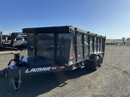 New 2027 LAMAR TRAILERS 83x16 16K DL28 Dump Trailer 48" SIDES