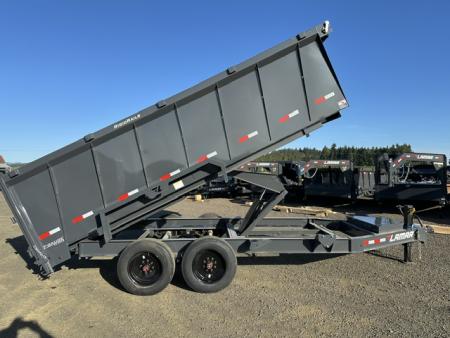 New 2027 LAMAR TRAILERS 83x16 16K DL28 Dump Trailer 48" SIDES