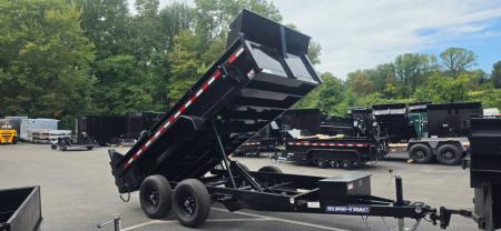 New 6x12 Sure-Trac Low-Pro Single Ram Dump Trailer 10k