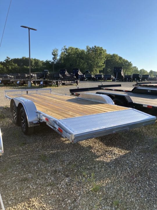 New 2027 H&H Trailers 82x16+2 7000 GVWR Aluminum Car Hauler