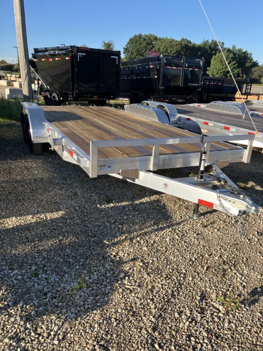 New 2027 H&H Trailers 82x16+2 7000 GVWR Aluminum Car Hauler