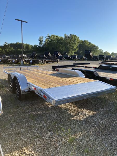 New 2027 H&H Trailers 82x16+2 7000 GVWR Aluminum Car Hauler