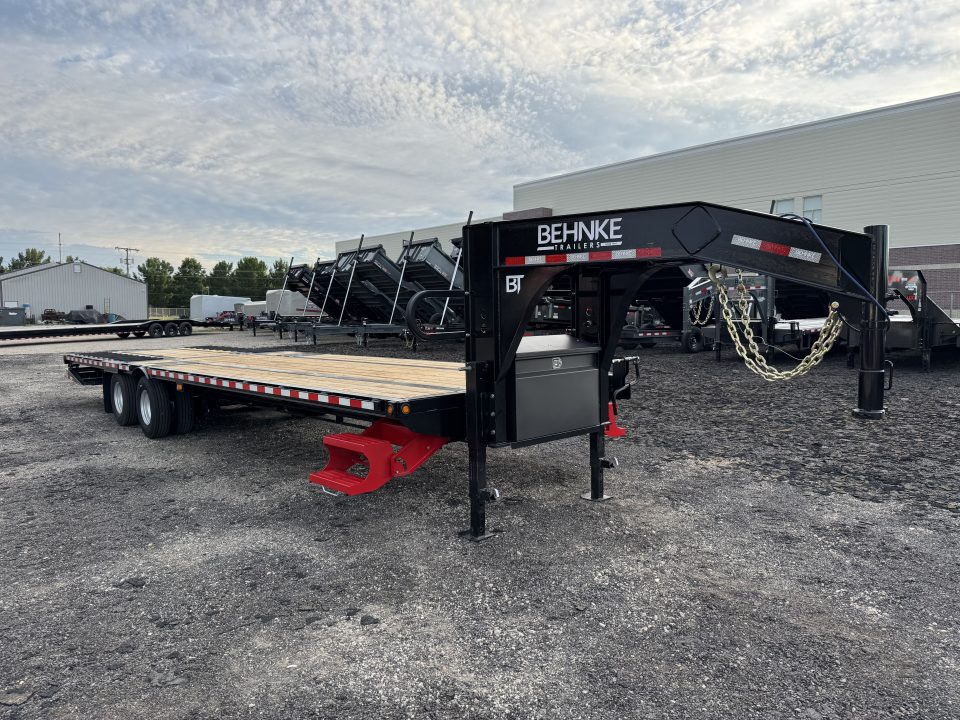 New 2027 Behnke FB8X32GNHBT-24EH Flatbed Trailer