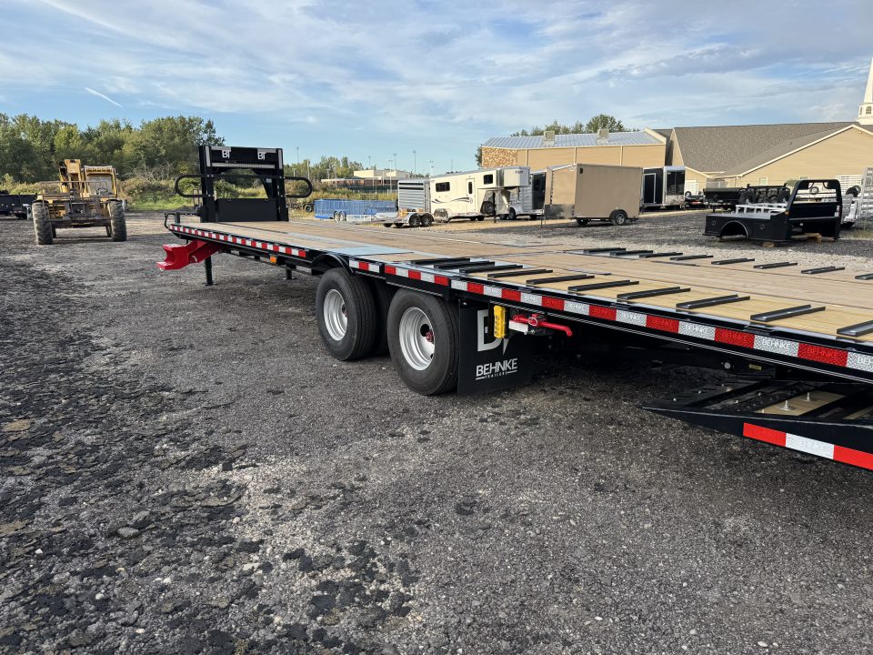 New 2027 Behnke FB8X32GNHBT-24EH Flatbed Trailer