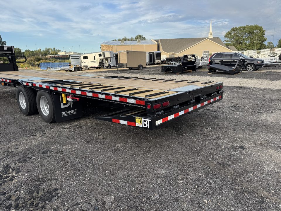 New 2027 Behnke FB8X32GNHBT-24EH Flatbed Trailer