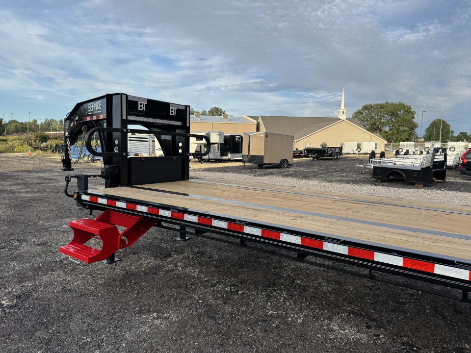 New 2027 Behnke FB8X32GNHBT-24EH Flatbed Trailer
