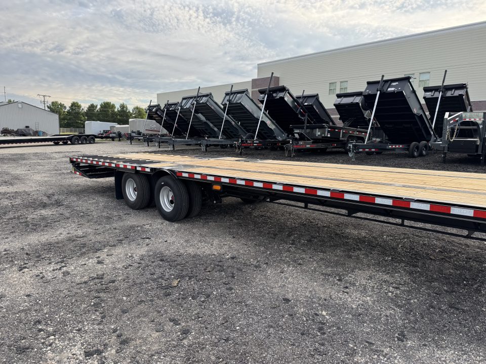 New 2027 Behnke FB8X32GNHBT-24EH Flatbed Trailer