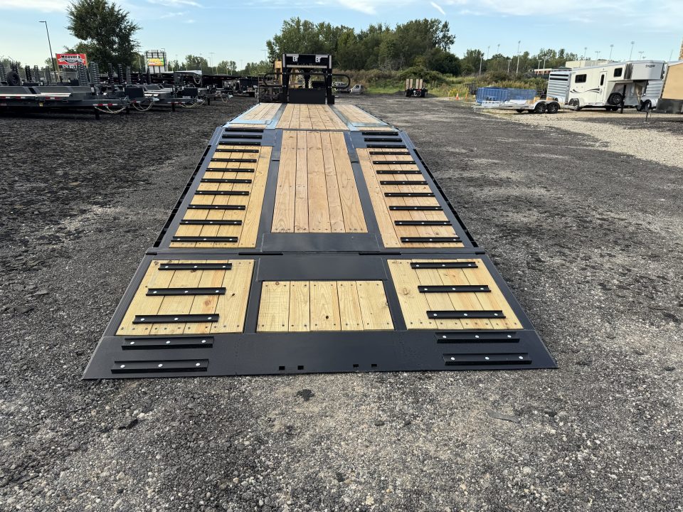 New 2027 Behnke FB8X32GNHBT-24EH Flatbed Trailer