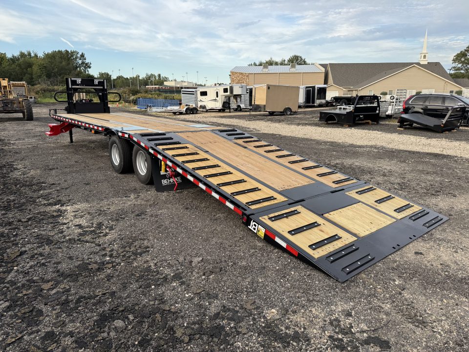 New 2027 Behnke FB8X32GNHBT-24EH Flatbed Trailer