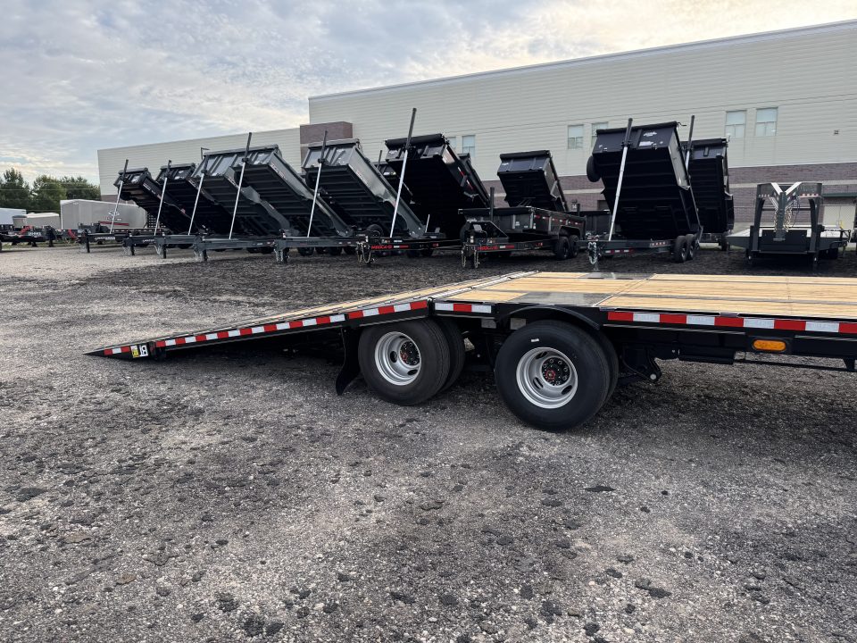 New 2027 Behnke FB8X32GNHBT-24EH Flatbed Trailer