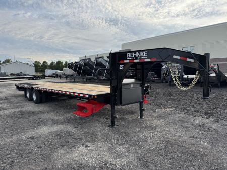 New 2027 Behnke FB8X32GNHBT-24EH Flatbed Trailer