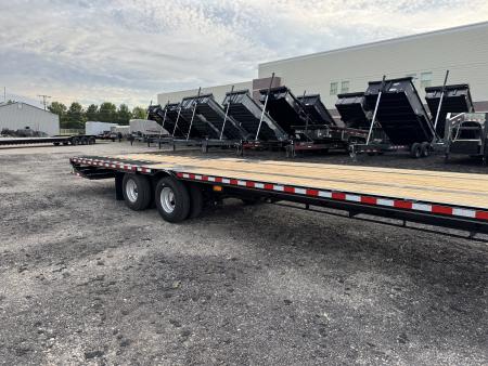 New 2027 Behnke FB8X32GNHBT-24EH Flatbed Trailer