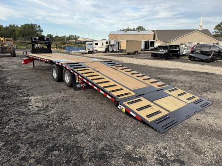 New 2027 Behnke FB8X32GNHBT-24EH Flatbed Trailer