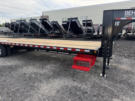 New 2027 Behnke FB8X32GNHBT-24EH Flatbed Trailer