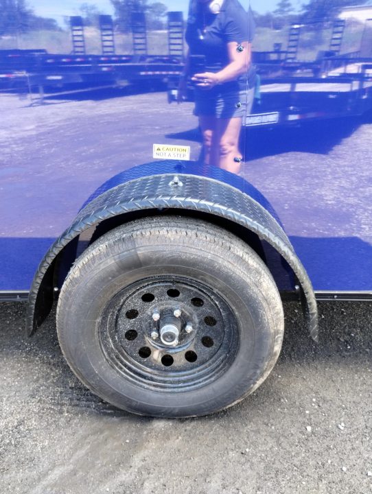 New 2027 Quality Cargo 6x12 Indigo Blue Enclosed Trailer | Single Axle | Blackout Package Cargo / Enclosed Trailer