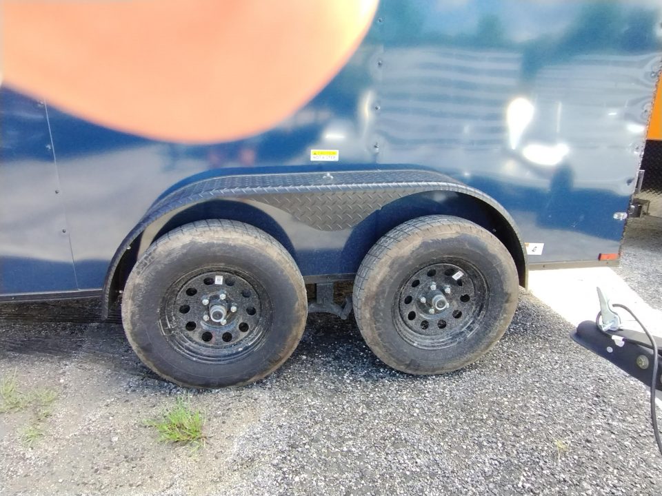 New 2027 Quality Cargo 6x12 Indigo Blue Concession Trailer | Blackout Package | AC | 9" Extra Height Concession