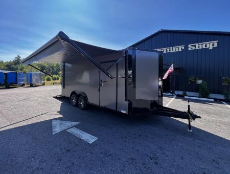 New 2027 Spartan 8.5X20 +2ft V nose/ Elec. Awning / 15k BTU AC w/Heat Strip / 50 Amp. Elec. / Straight Axles - 9990GVW
